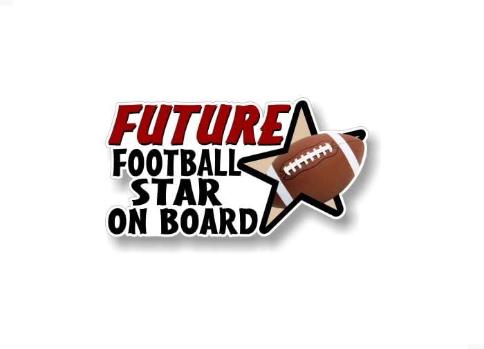 Future Sports Star On Board 7'' Vinyl Full Color Decal -Street Legal Decals