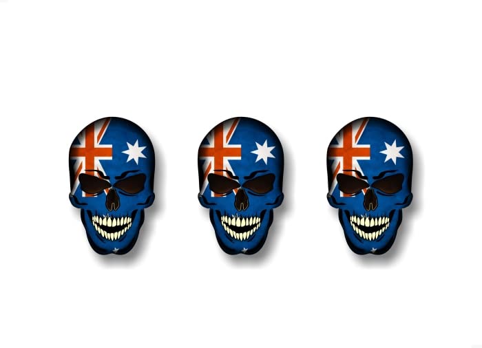 2 Forbidden Skull Series American Decals USA America Flag Vinyl Stickers Racing Race Army Helmet Human Skulls Sticker -Street Legal Decals