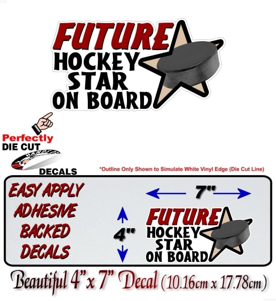 Future Sports Star On Board 7'' Vinyl Full Color Decal -Street Legal Decals