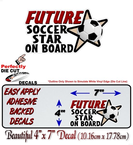 Future Sports Star On Board 7'' Vinyl Full Color Decal -Street Legal Decals