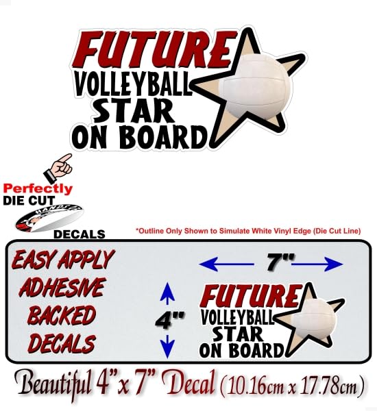 Future Sports Star On Board 7'' Vinyl Full Color Decal -Street Legal Decals