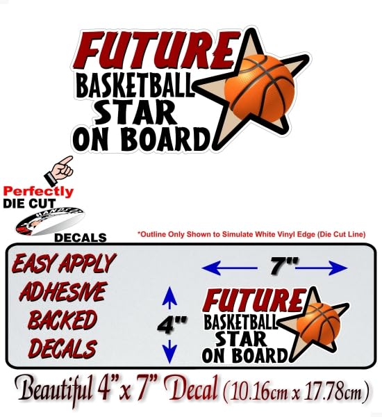 Future Sports Star On Board 7'' Vinyl Full Color Decal -Street Legal Decals