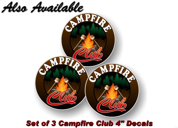 2 Happy Camper 9'' Vinyl Decals Camping Tenting Campsite Backwoods Camp Site Vehicle Stickers -Street Legal Decals