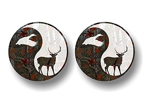 2) YIN YANG 5 Hunting Fishing Decals – Street Legal Decals