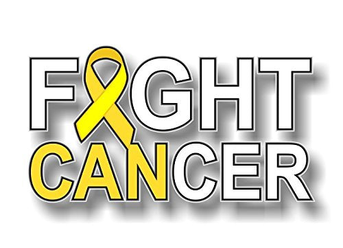 I CAN Fight Cancer 8" Decal-Street Legal Decals