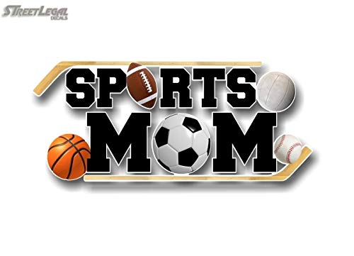 Sports Mom 9" Decal-Street Legal Decals