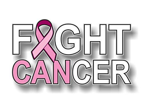 I CAN Fight Cancer 8" Decal-Street Legal Decals