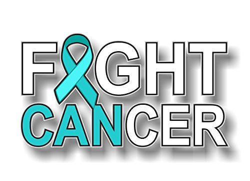 I CAN Fight Cancer 8" Decal-Street Legal Decals