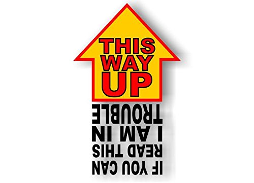 This Way Up 8" Decal-Street Legal Decals