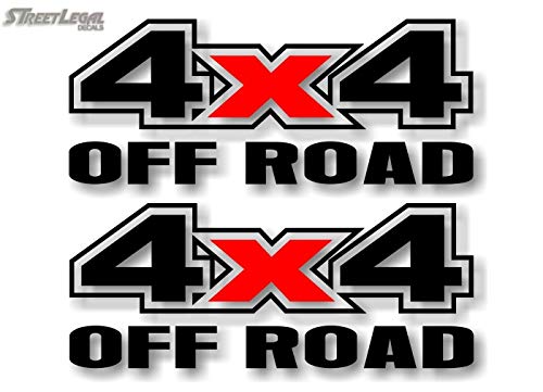 (2) 4x4 Offroad Vinyl 13" Decals-Street Legal Decals