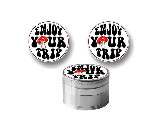 2 Enjoy Your Trip Vinyl Decals for Grinder Pickup Highboy Offroad Truck 4x4 Off Road Vinyl Stickers -Street Legal Decals