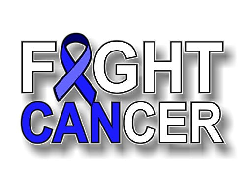 I CAN Fight Cancer 8" Decal-Street Legal Decals