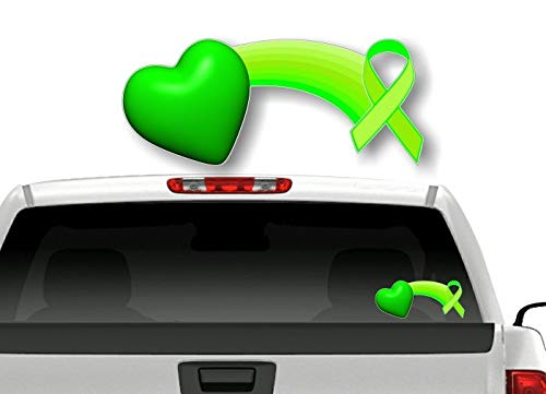 Cancer Rainbow of Love and Hope Ribbon Decal Breast Prostate Ovarian Cervical Cancer Vinyl Vehicle Sticker -Street Legal Decals