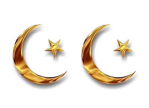 (2) Religious Symbol 4" Decals-Street Legal Decals