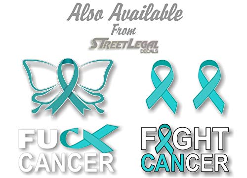 2 Cancer Butterfly Ribbon Decals FCK Kidney Lymphoma Cancer Survivor Gifts Women Men Vinyl Vehicle Sticker -Street Legal Decals