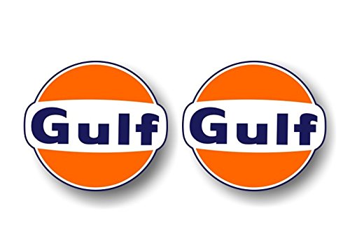 (2) Gulf Gasoline Vintage Gas Pump Decals-Street Legal Decals
