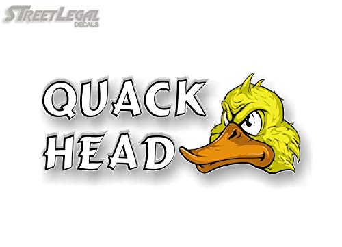 Quack Head 9" Decal-Street Legal Decals