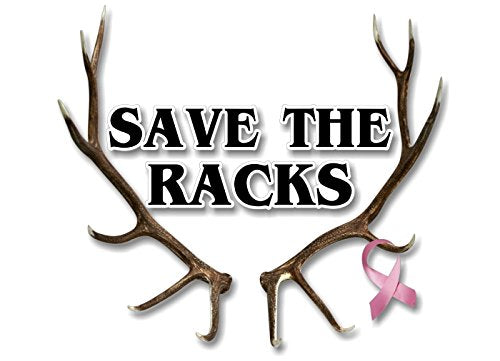 Save The Racks Breast Cancer Decal-Street Legal Decals