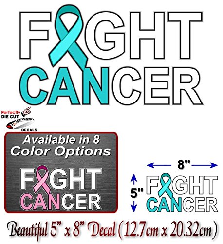 I CAN Fight Cancer 8" Decal-Street Legal Decals