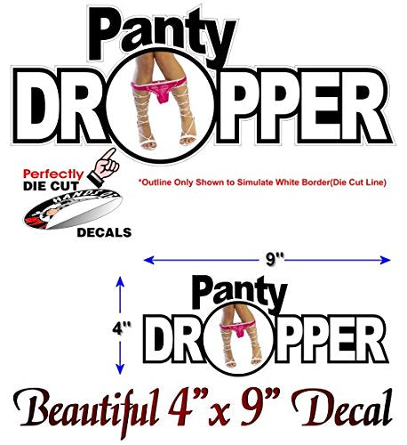 Panty Dropper (V2) 9" Decal-Street Legal Decals