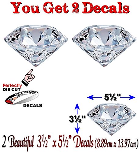 (2) Diamond 5" Decals-Street Legal Decals