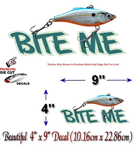 Bite Me Fishing Lure 9 Decal – Street Legal Decals