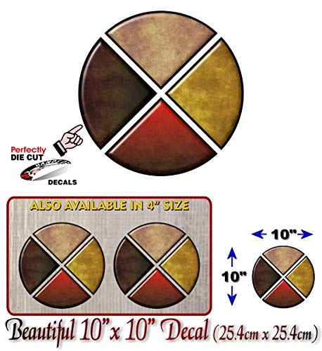 Medicine Wheel Decals-Street Legal Decals
