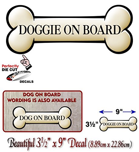 Bone Dog On Board 9" Decal-Street Legal Decals