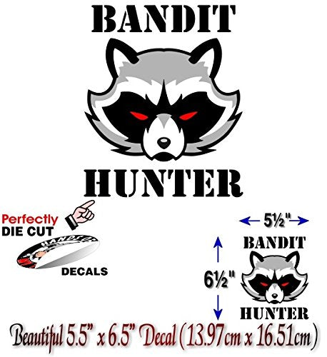 Bandit Hunter 6.5" Decal-Street Legal Decals