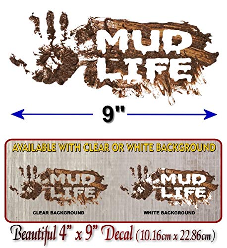 Mud Life 9" Decal-Street Legal Decals