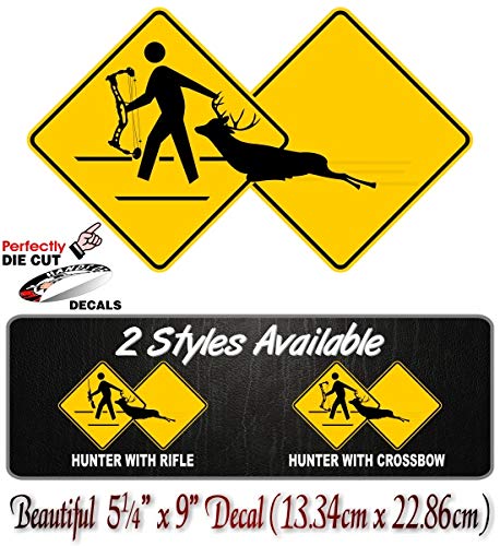 Hunter Dragging Killed Deer 9" Decal-Street Legal Decals