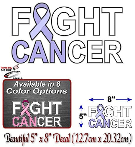 I CAN Fight Cancer 8" Decal-Street Legal Decals
