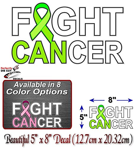 I CAN Fight Cancer 8" Decal-Street Legal Decals