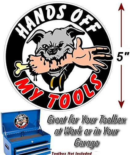 Hands Off My Tools Decals-Street Legal Decals