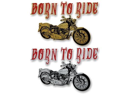 Born to Ride 8" Motorcycle Decal -Street Legal Decals