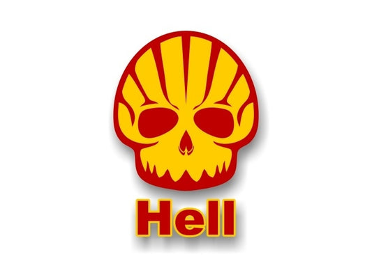 Hell Skull 7" Decal -Street Legal Decals