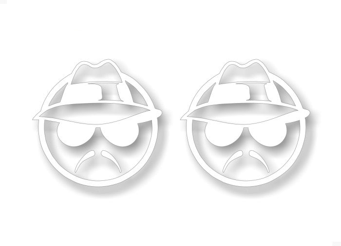 (2) Lowrider 4" Decals -Street Legal Decals