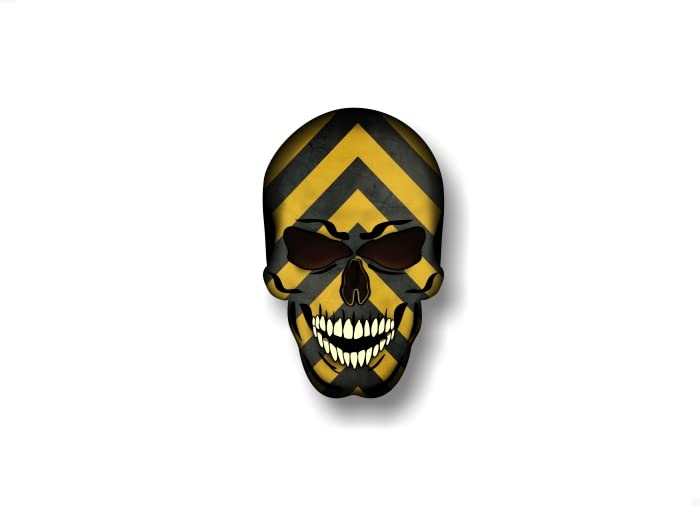 2 Forbidden Skull Series American Decals USA America Flag Vinyl Stickers Racing Race Army Helmet Human Skulls Sticker -Street Legal Decals