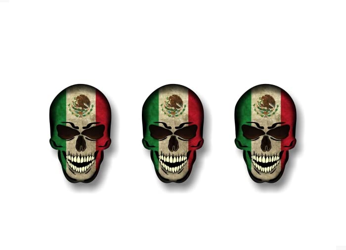 2 Forbidden Skull Series American Decals USA America Flag Vinyl Stickers Racing Race Army Helmet Human Skulls Sticker -Street Legal Decals