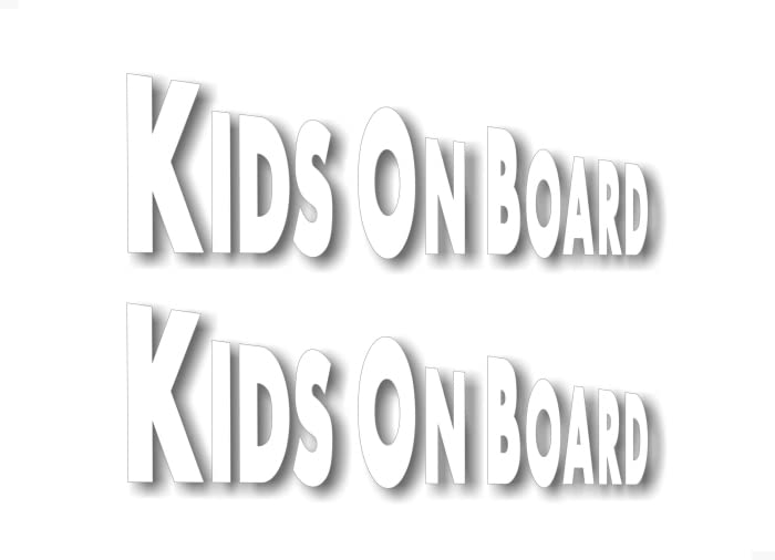 Kids On Board Vinyl Decals Car Safety Stickers Cute Kid Child Onboard Caution Warning Sign Sticker Decal -Street Legal Decals