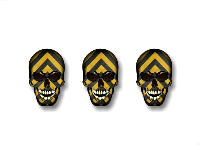 2 Forbidden Skull Series American Decals USA America Flag Vinyl Stickers Racing Race Army Helmet Human Skulls Sticker -Street Legal Decals