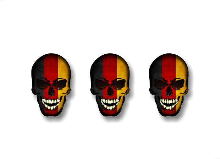 2 Forbidden Skull Series American Decals USA America Flag Vinyl Stickers Racing Race Army Helmet Human Skulls Sticker -Street Legal Decals