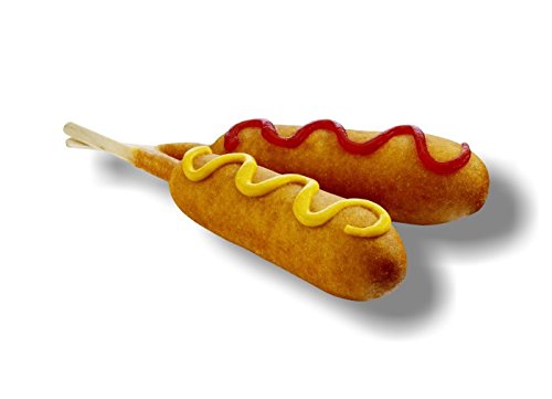 Mustard and Ketchup Corn Dogs Decal for Corndog Concession Trailer or Hot Dog Cart Menu Board Deep Fried Fryer Food Vinyl Stickers -Street Legal Decals