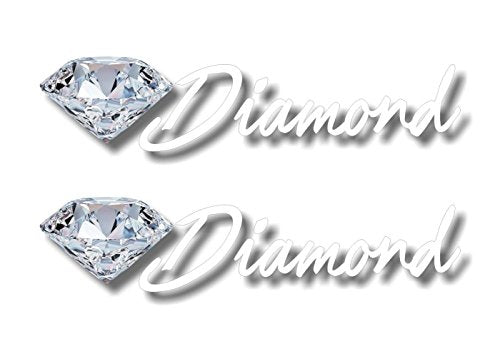 (2) Diamond 9" Decals-Street Legal Decals