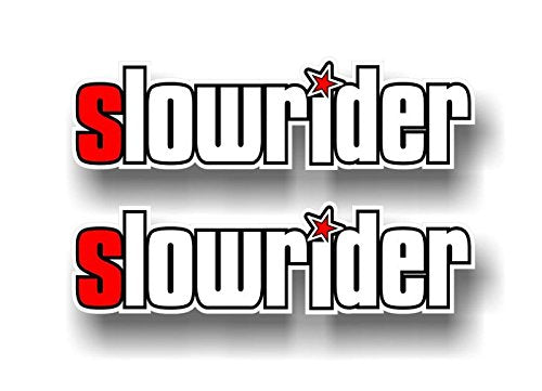 (2) Slowrider 9" Decals-Street Legal Decals