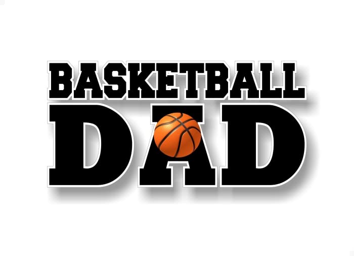 Sports DAD 8'' Decal Soccer Football Hockey Volleyball Basketball Baseball Softball Sports Vinyl Sticker -Street Legal Decals