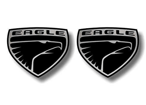(2) AMC Eagle Emblem 4.5" Decals-Street Legal Decals