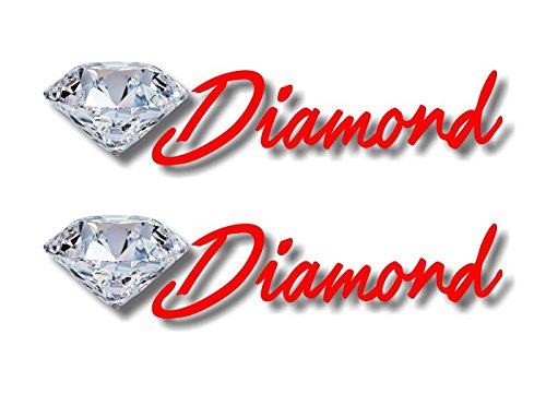 (2) Diamond 9" Decals-Street Legal Decals