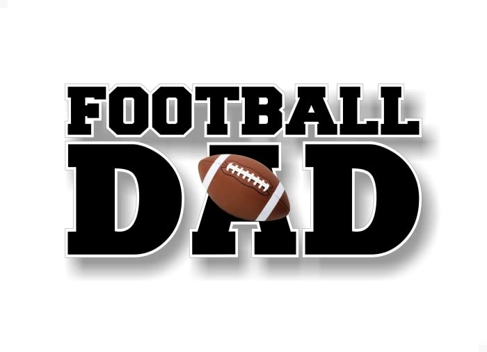 Sports DAD 8'' Decal Soccer Football Hockey Volleyball Basketball Baseball Softball Sports Vinyl Sticker -Street Legal Decals