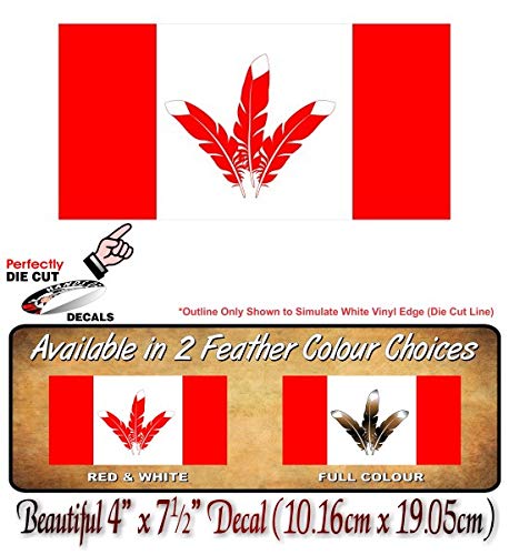 Metis Canadian Flag 7.5" Decal-Street Legal Decals